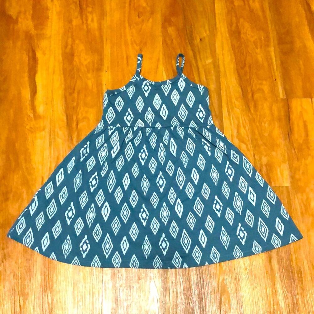 Jessica Simpson Girls Blue Diamond Ikat Dress Size 4T